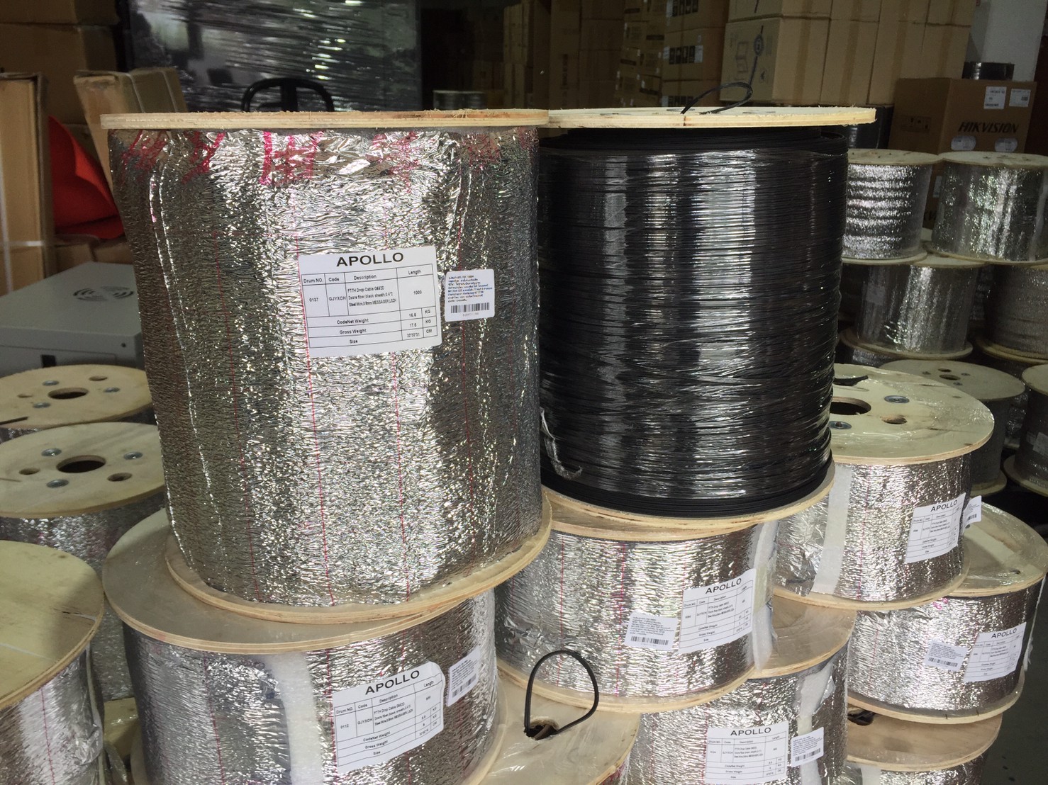 Apollo สายFiber Optic F1C 1Core ความยาว 500M 1,000M 2,000M