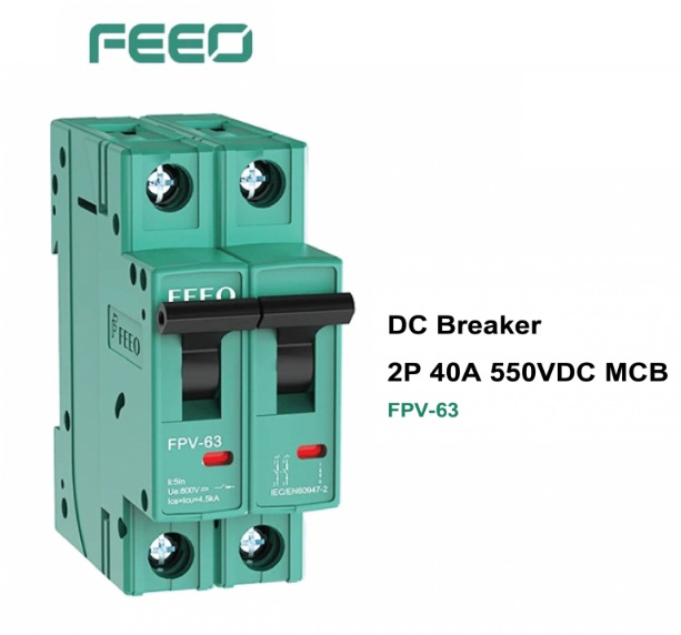 FPV-63 DC Breaker 2P 40A 550VDC MCB (FPV-63)
