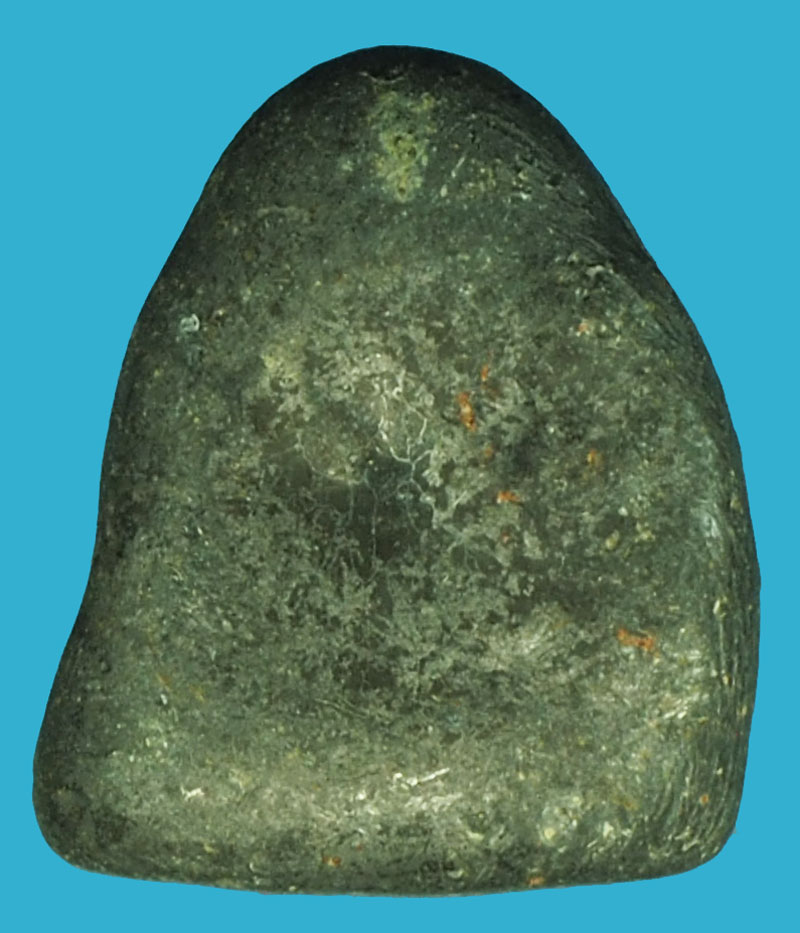 *37190 พระเนื้อชินตะกั่ว มีสนิมแดงขึ้นทางด้านหลัง เป็นจุดๆ เก่าพอมีอายุ ไม่ทราบที่ 13