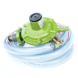 Lucky flame เตาแก๊ส 1 หัวเตา รุ่น AG-101si กระจกนิรภัยสีดำ หัวเตาอินฟาเรด แถมฟรี สายแก๊ส 2 เมตร,หัวปรับแรงดันต่ำ lucky flame L326,แคล้มป์ยึดสาย 2 ตัว