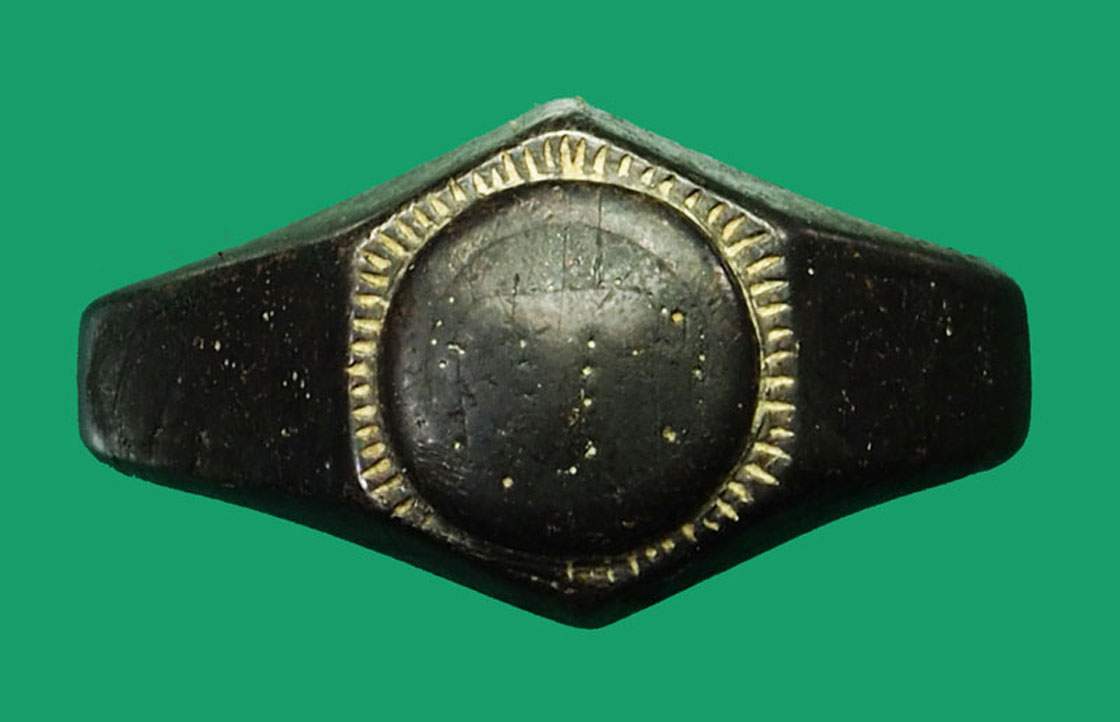 ขายแล้ว*35034 แหวนเงินหัวนโม พ่อท่านคล้าย วัดสวนขัน นครศรีธรรมราช เก่าถึงยุค 39