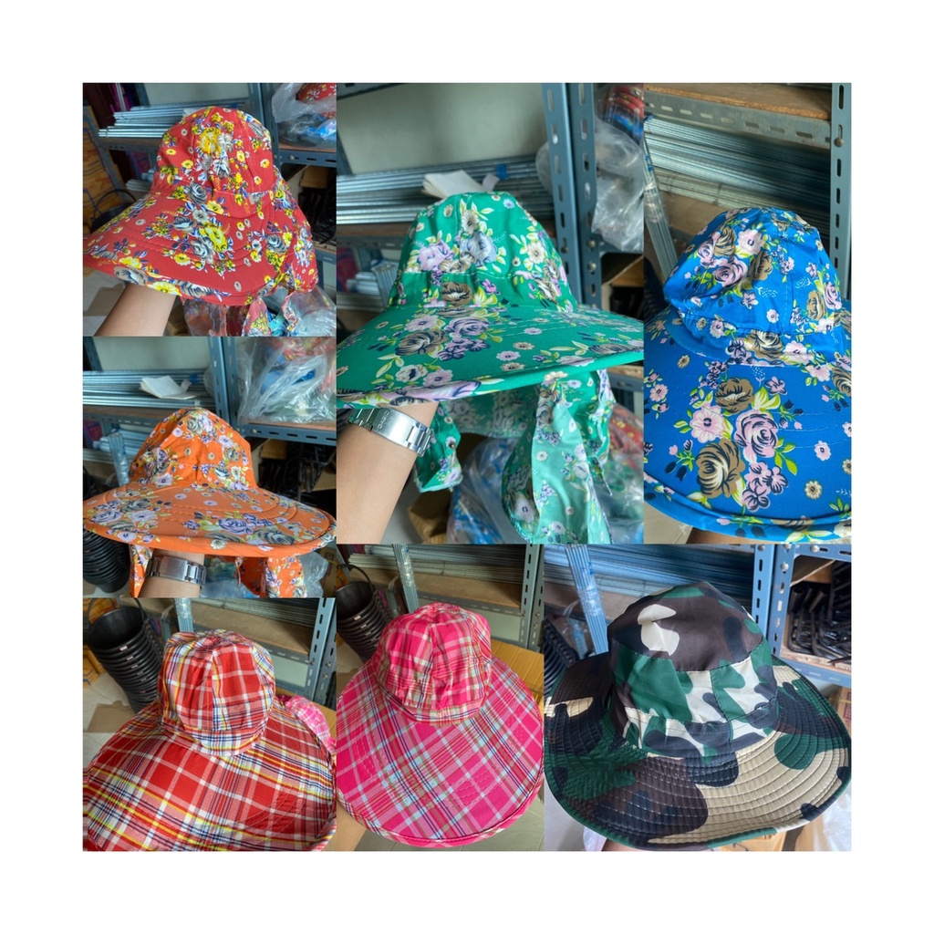 หมวกแม่บ้านมีปีก แพ็ค 12 ใบ ขายส่ง ยกโหล (ราคารวมแวท)
