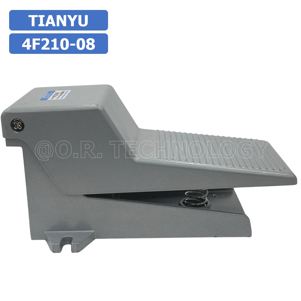 (1ชิ้น) 4F-210-08 เท้าเหยียบลม วาล์วเท้าเหยียบ Foot Switch Valve Pneumatic TIANYU 4F210-08