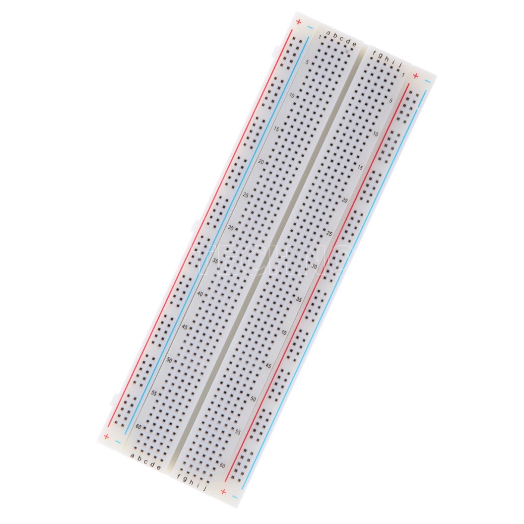 (1ชิ้น) AA071 บอร์ดทดลอง ขนาด 830 Points Solderless Breadboard โฟโต้บอร์ด MB-102