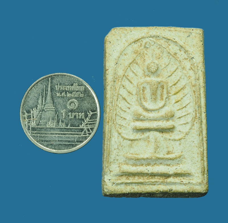 *30893 พระสมเด็จใบโพธิ์เก่าไม่ทราบที่และปีสร้าง เนื้อผง 9