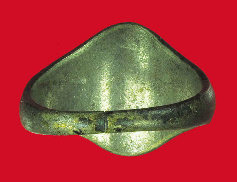 *39403 แหวนหลวงพ่อโม่ง วัดมะนาวหวาน พัฒนานิคม ลพบุรี ชุบนิเกิล 12