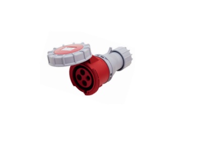 HTN2241-3 ปลั๊กตัวเมียกลางทาง 3P+E 32A 440V IP67 3h
