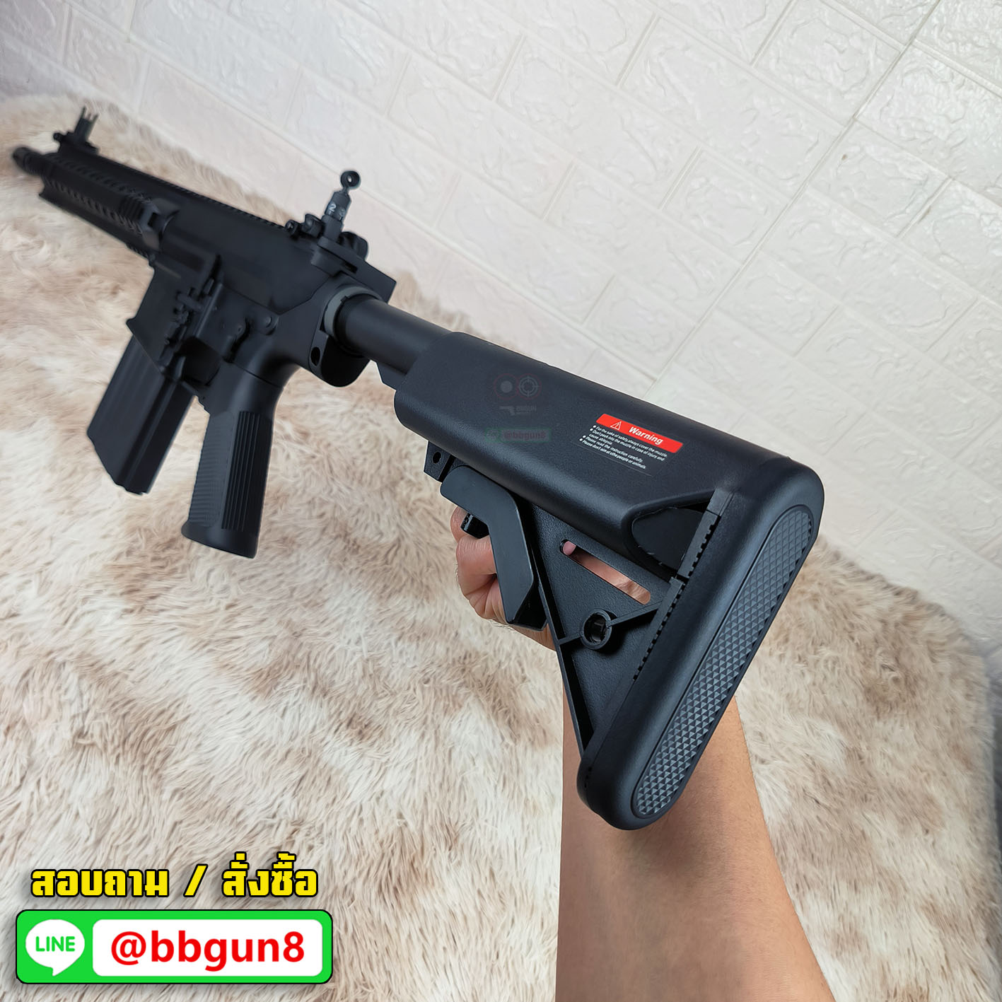 บีบีกันไฟฟ้า E&C 910 S2 SR25K บอดี้โลหะ BB GUN