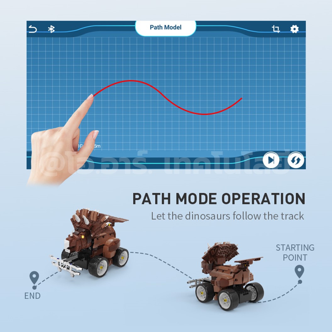 KEEYEE WORLD K96150 ตัวต่อเสริมทักษะ PTEROSAUR ของเล่นเสริมทักษะ ตัวต่อ Building Block STEAM Education Programmable Robot