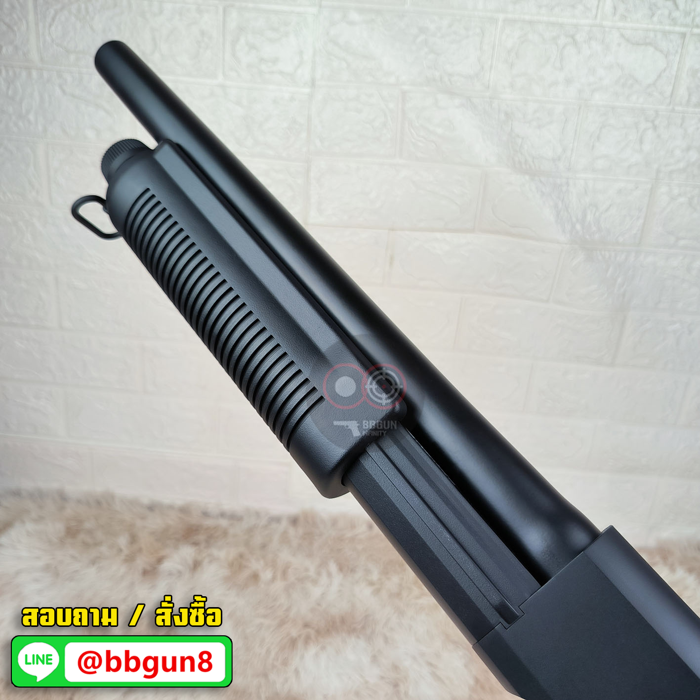 ปืนบีบีกันลูกซอง Cyma CM350 M870 durable polymer (ยิง 3 นัด) พิเศษ แถมลูก 3 นัด