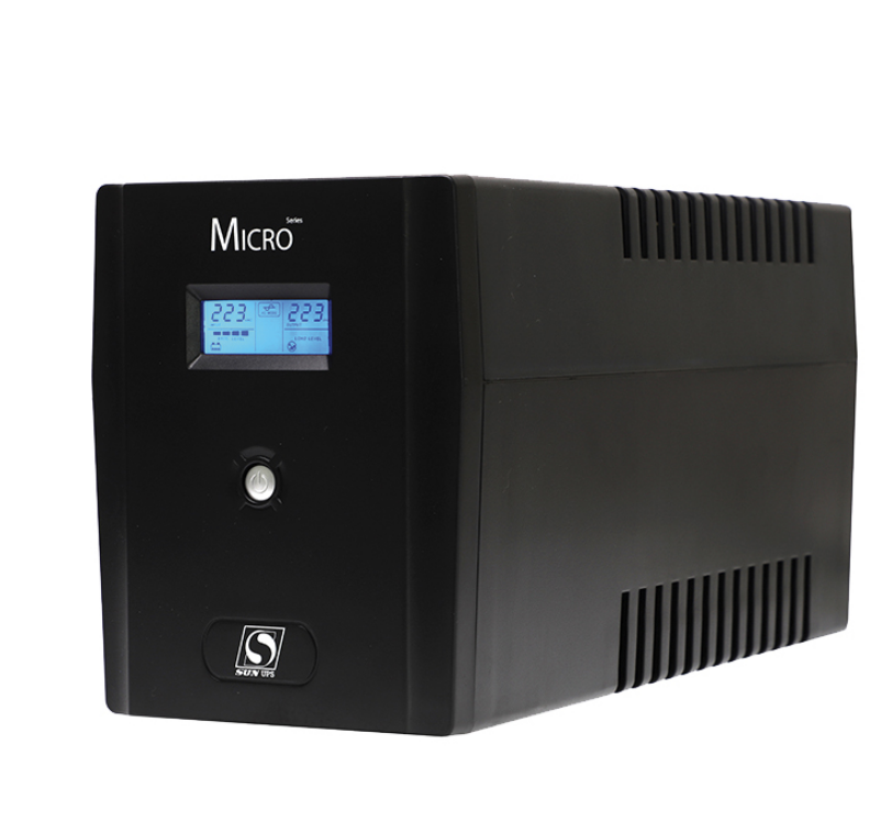 เครื่องสำรองไฟฟ้า ยี่ห้อ UPS 800VA SUN Micro ตามสเปค ICT ขนาด 800 VA (480 Watts) สำรองไฟได้ไม่น้อยกว่า 15 นาที UPS 800VA SUN Micro