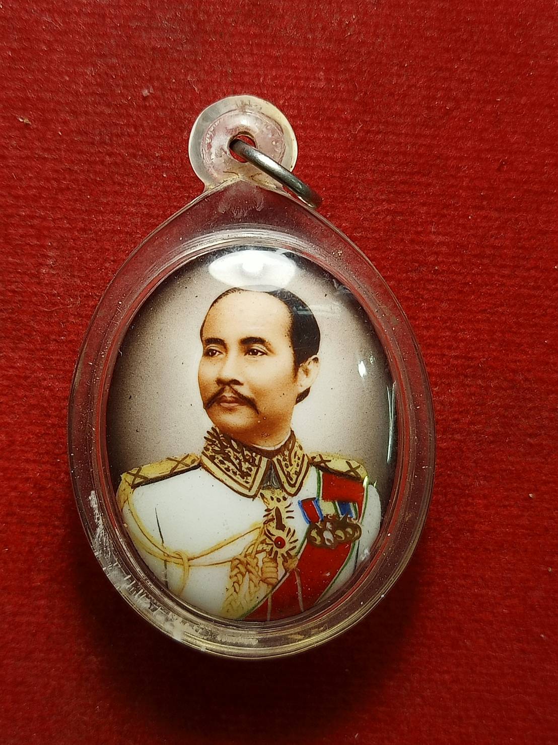 ล็อกเก็ตหลังหิน ร.5 หลวงพ่อเกษม เขมโก ปี 2537 (SKU-12522)