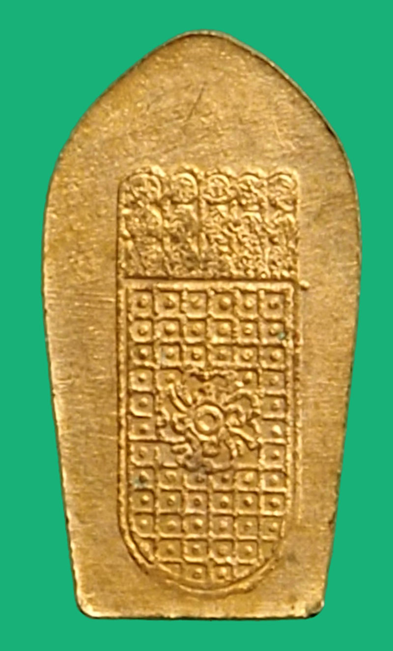 ขายแล้ว*36567 พระปรกใบมะขาม หลวงปู่มัง วัดเทพกุญชร รุ่นแรก เนื้อทองแดง 69