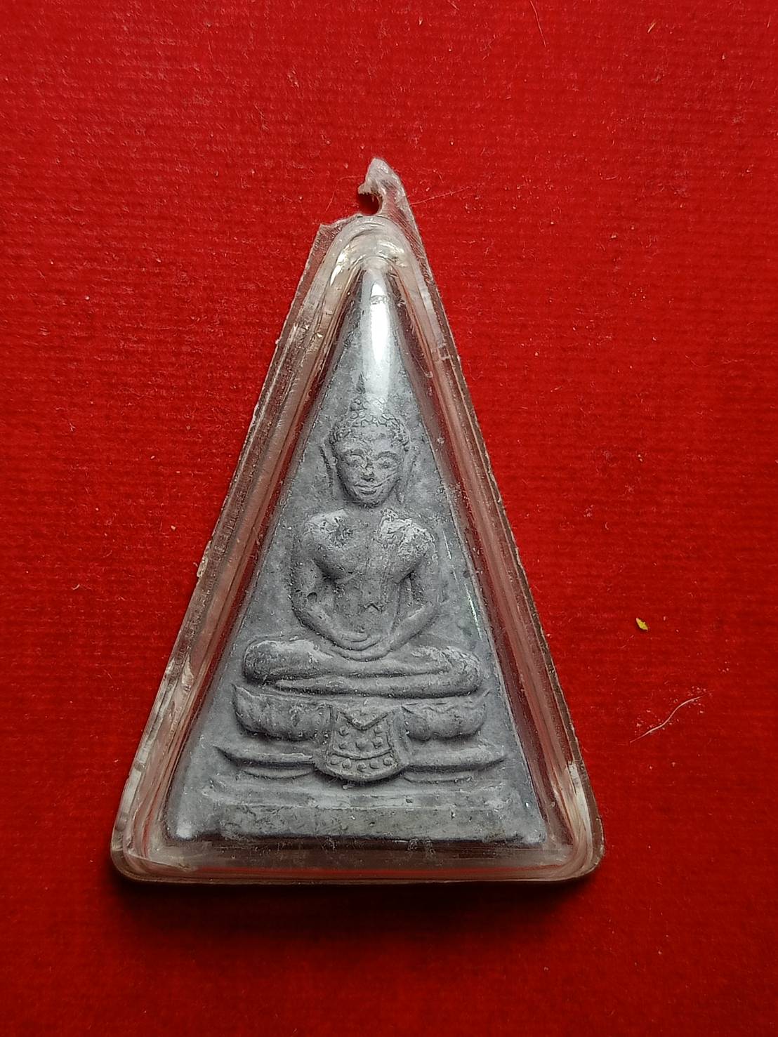 พระพิมพ์เศียรแหลม วัดสามปลื้ม (วัดจักรวรรดิราชาวาส วรมหาวิหาร) กทม. จัดสร้างโดย จอมพลประภาส จารุเสถียร พ. (SKU-05047)