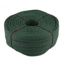 เชือกไนล่อน เชือกขี้ม้า แต้มแดง คุณภาพดี ขนาด 7-8 มิลลิเมตร(ราคารวมแวท) เชือก เชือกไนล่อนขี้ม้า เชือกเอนกประสงค์ (จำนวน 1 ลูก)