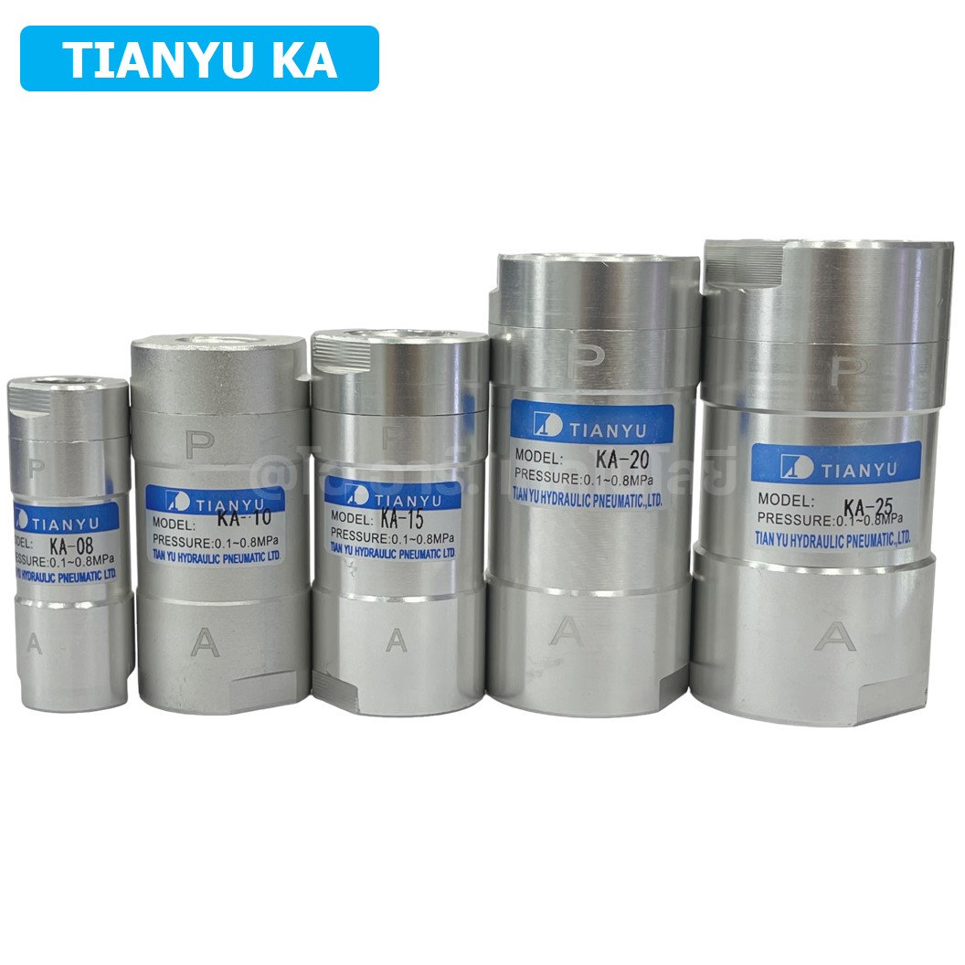 TIANYU KA วาล์วกันกลับ วาล์วกันย้อน Check Valve One way valve (One Direction)