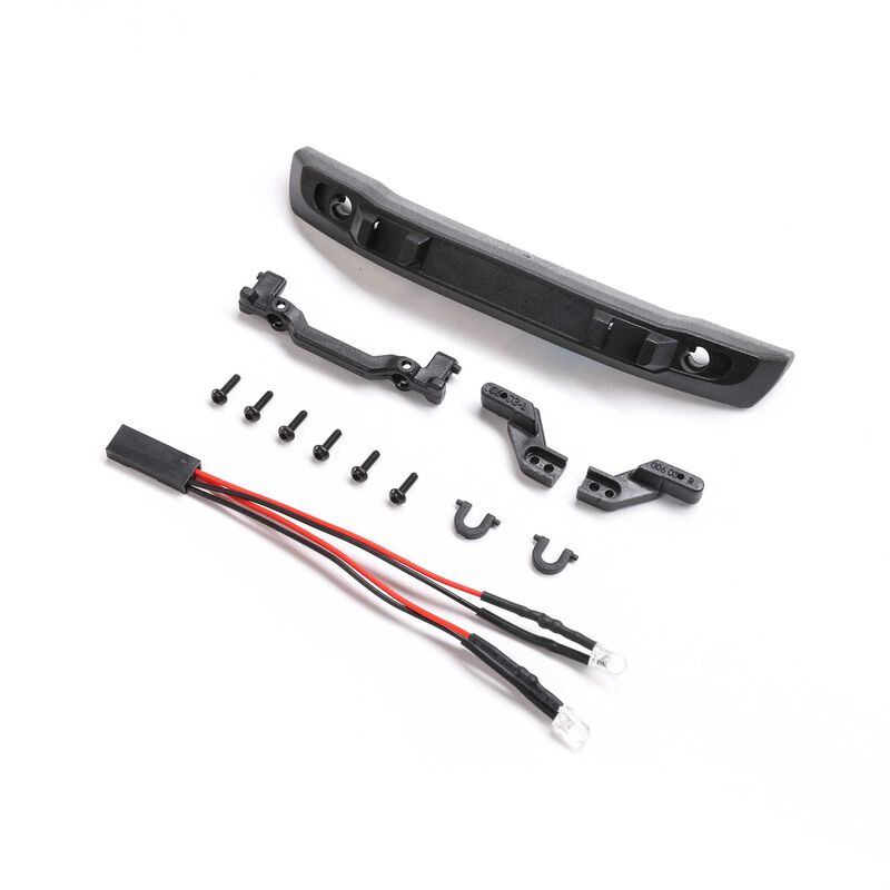 AXI200010 Front Bumper with LED: SCX24 Ford Bronco