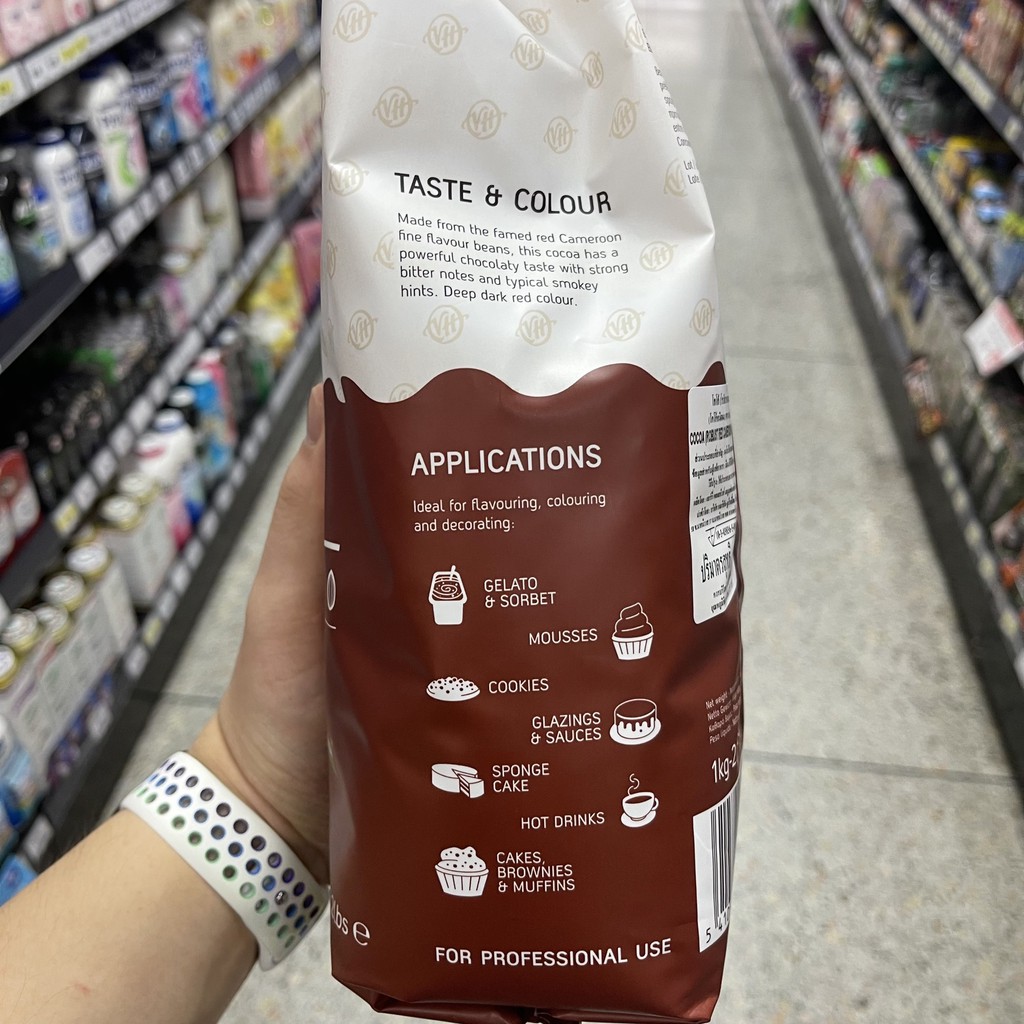 แวน ฮาวเท่น โกโก้ชนิดผง 1 กิโลกรัม Van Houten Cacao