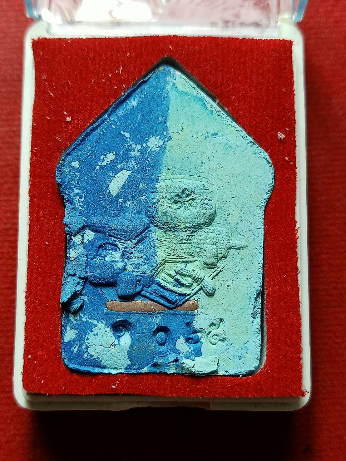 ขุนแผนพรายเจ้าสัว ตะกรุดทองแดง วัดยานนาวา กทม. พุทธาภิเษก 20 วาระ พร้อมกล่อง (SKU-08183)