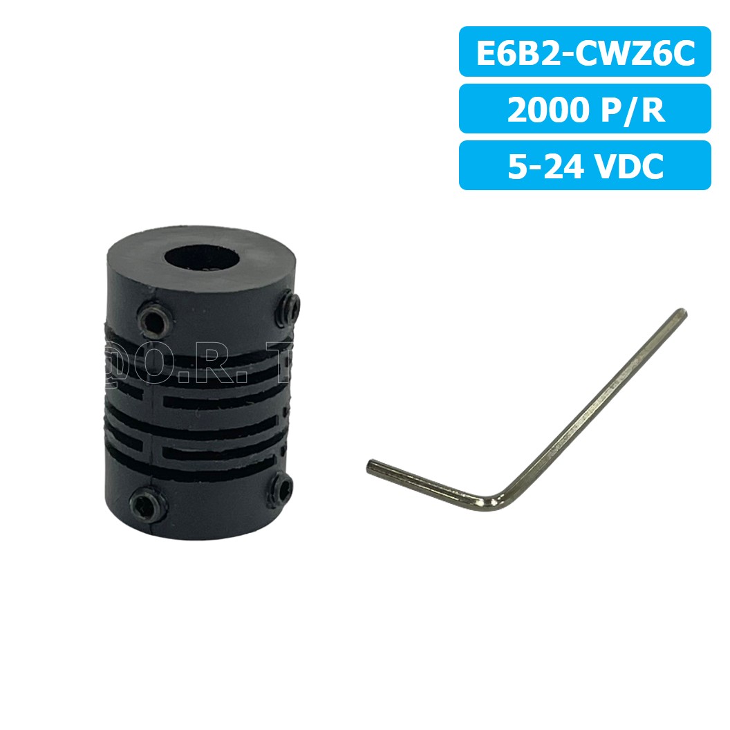 E6B2-CWZ6C 5-24VDC 100/360/600/1000/1024/2000P/R (Pulses/Revolution) โรตารี่เอ็นโค้ดเดอร์ ROTARY ENCODER INCREMENTAL (NPN open collector output)