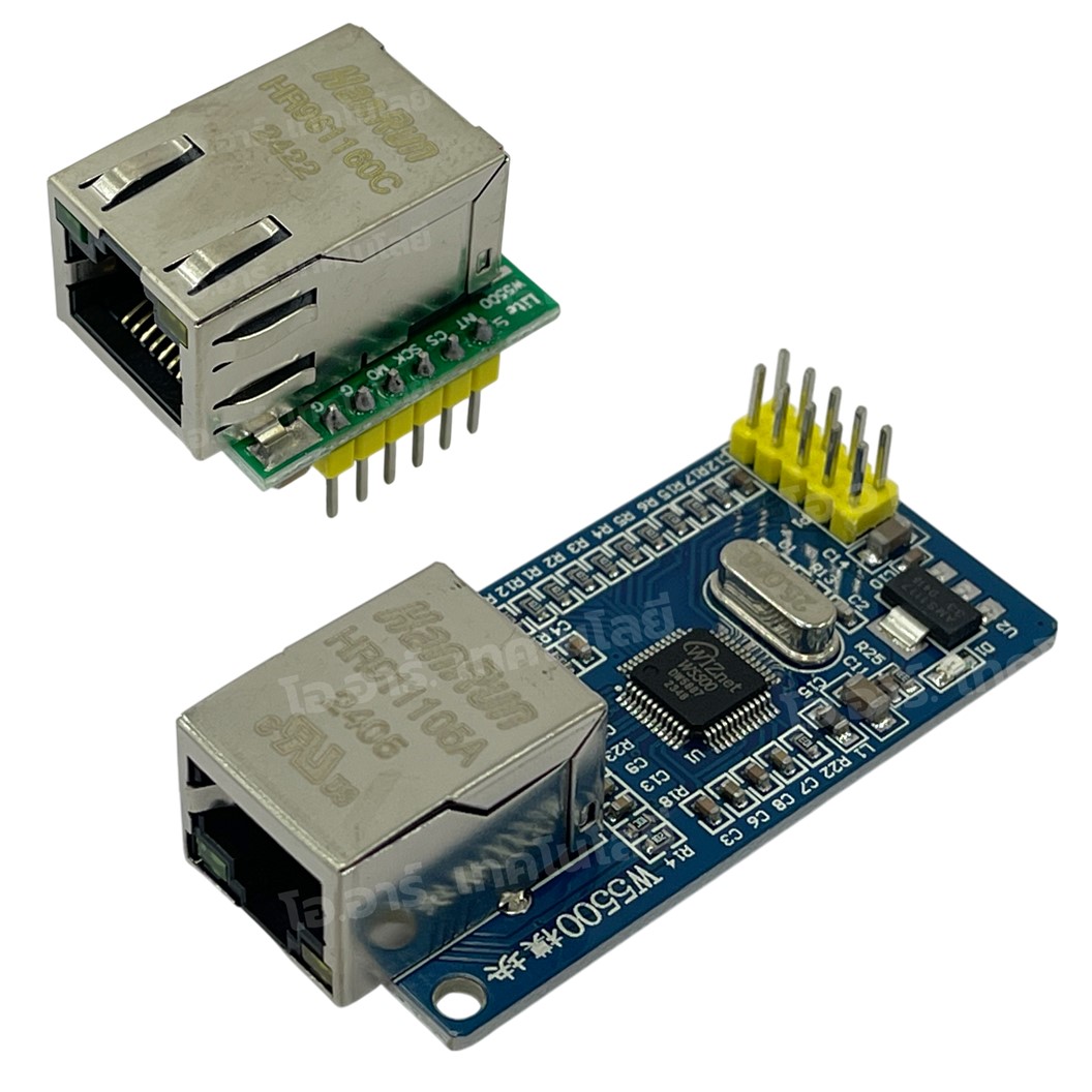 W5500 module TCP/IP Ethernet module compatible with WIZ820io โมดูลเชื่อมต่ออินเตอร์เชื่อมต่อระบบเครือข่าย Ethernet เชื่อมต่อ Internet