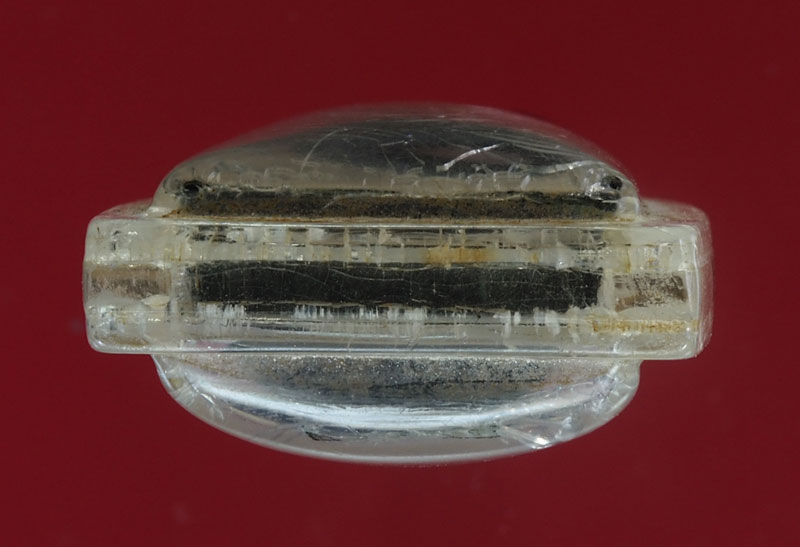 *28698 พระกริ่งพุทธโสธร วัดโสธรวรวิหาร ปี 2533 เลี่ยมพลาสติกเก่า 25