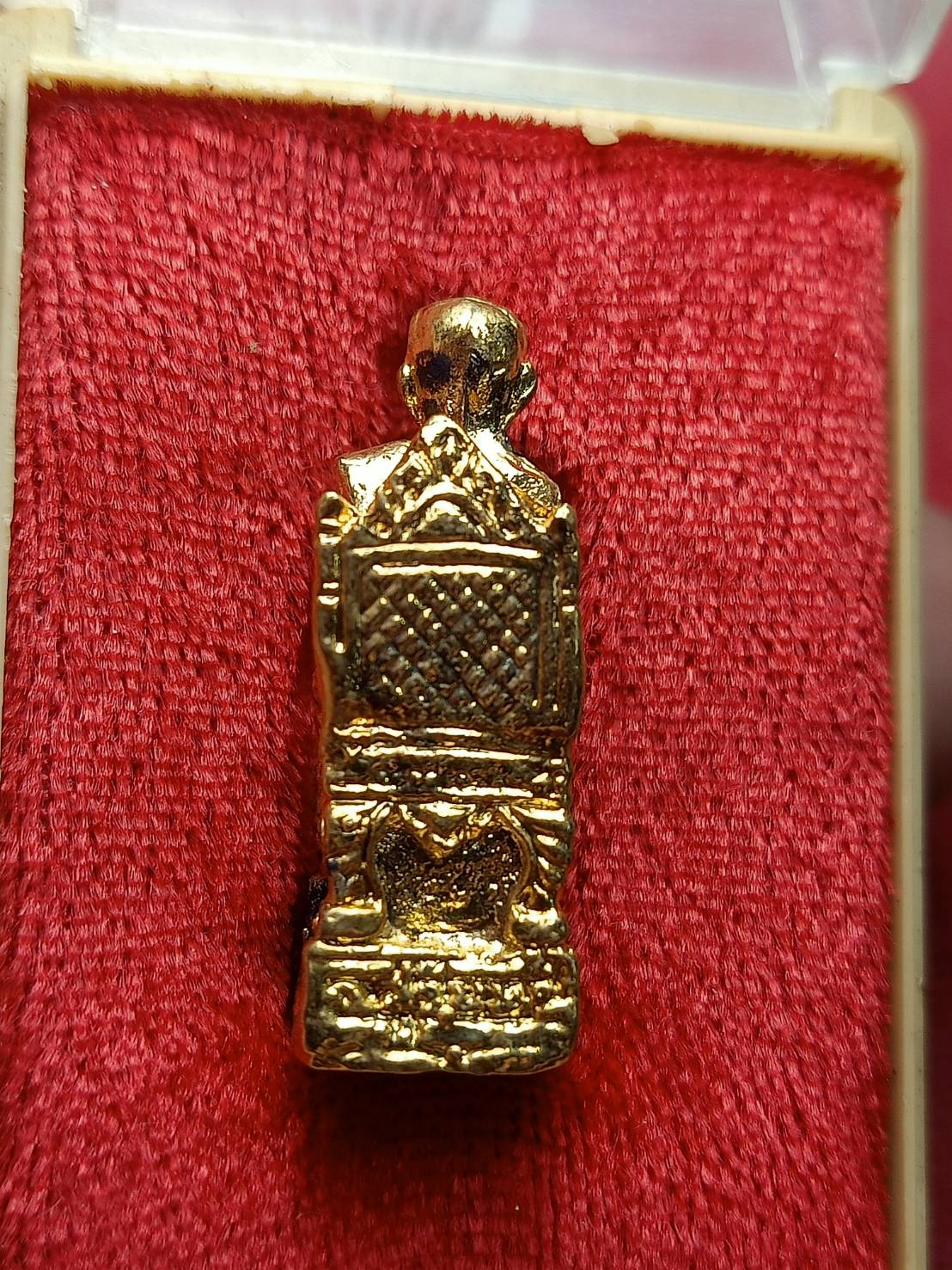 รูปหล่อหลวงปู่เจียม วัดอินทรสุการาม(วัดหนองขาว) จ.สุรินทร์ พร้อมกล่อง (SKU-13011)