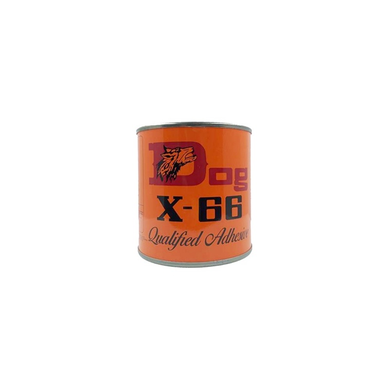 กาวยางอเนกประสงค์ DOG X-66 กระป๋อง 200 ml. กับ 600 ml.(ราคารวมแวท) ใช้ติดหนัง ไม้ ผ้า กระเบื้องยาง ซ่อมวอลเปเปอร์