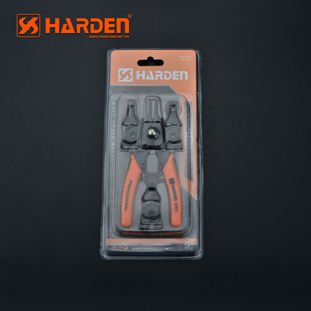 Harden คีมถ่าง หนีบ แหวนอเนกประสงค์ 4 IN 1 คีมถ่างแหวน ขนาด 4.5 นิ้ว รุ่น 560501 (ของแท้ ส่งฟรี)