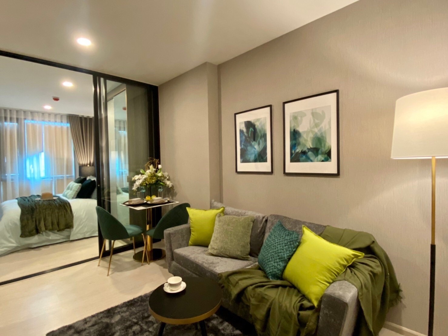 ขาย (For Sale) คอนโด :ไนท์บริดจ์ พหลโยธิน อินเตอร์เชนจ์ (Knightsbridge Phaholyothin Interchange) ประเภท : 1 ห้องนอน 1 ห้องน้ำ พื้นที่ : 34.65 ตร.ม.