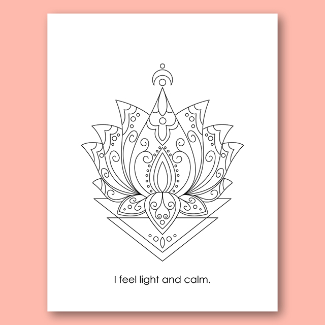 สมุดระบายสีแมนดาลาแบบง่ายสำหรับฝึกสมาธิ Easy Mandala Coloring Book พร้อมคำคมสร้างแรงบันดาลใจ