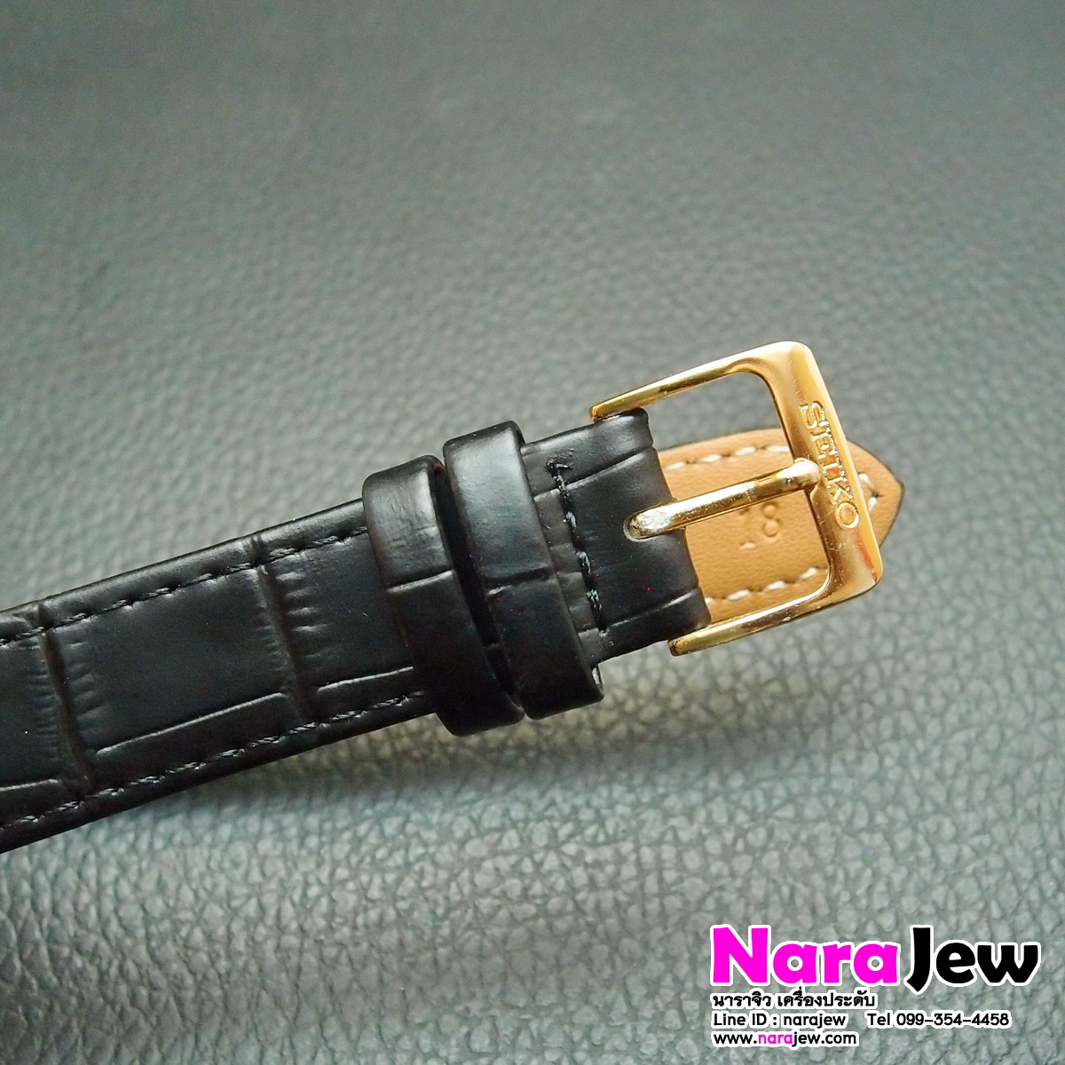 นาฬิกา SEIKO vintage 1987 หน้าปัดสีทอง ของหลุดจำนำ