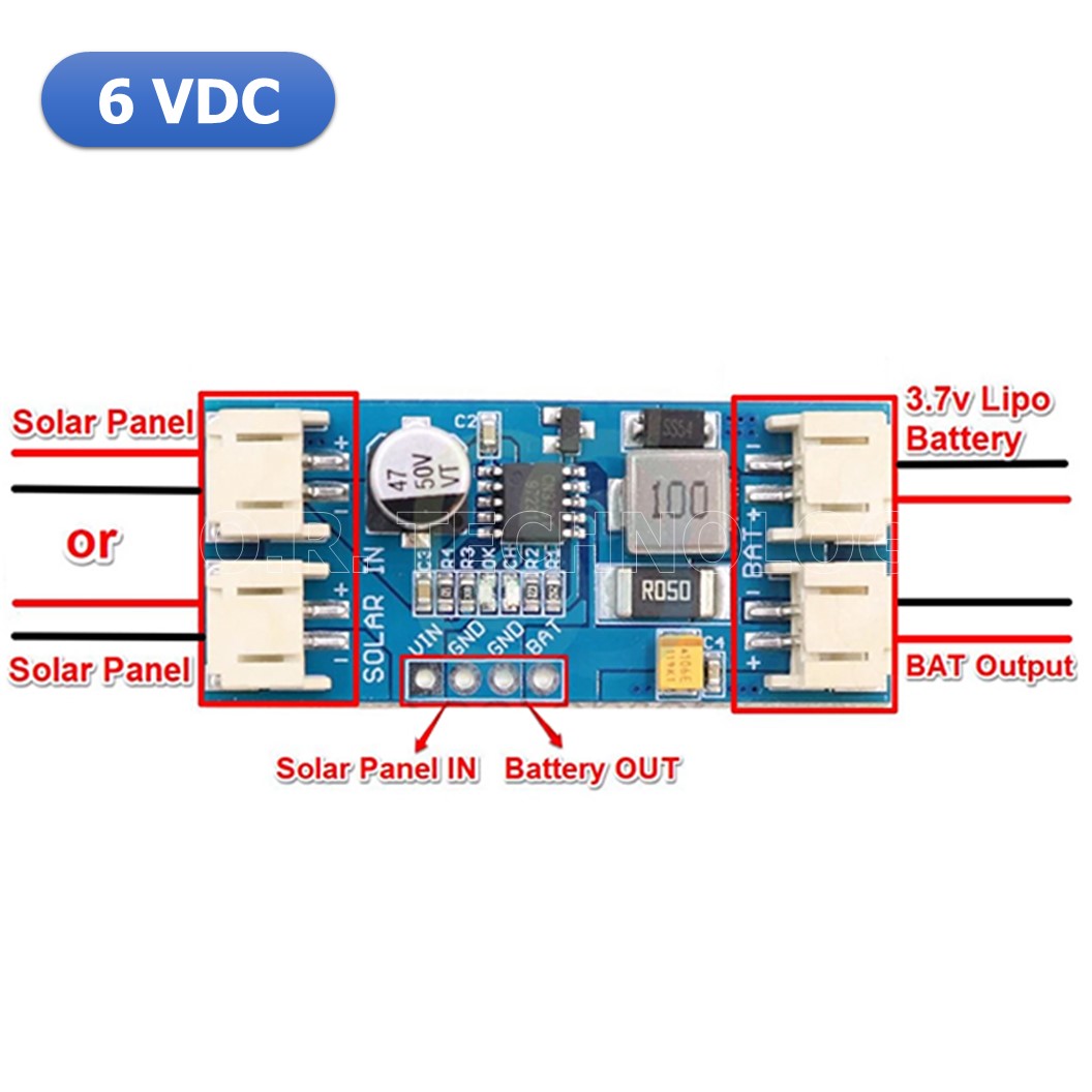 (1ชิ้น) NA641 โมดูลชาร์ตแบตเตอรี่ ลิเธียม ที่ชาร์จโซล่า CN3791 MPPT Solar Charger Module 6VDC to 3.7-4.2VDC 2A