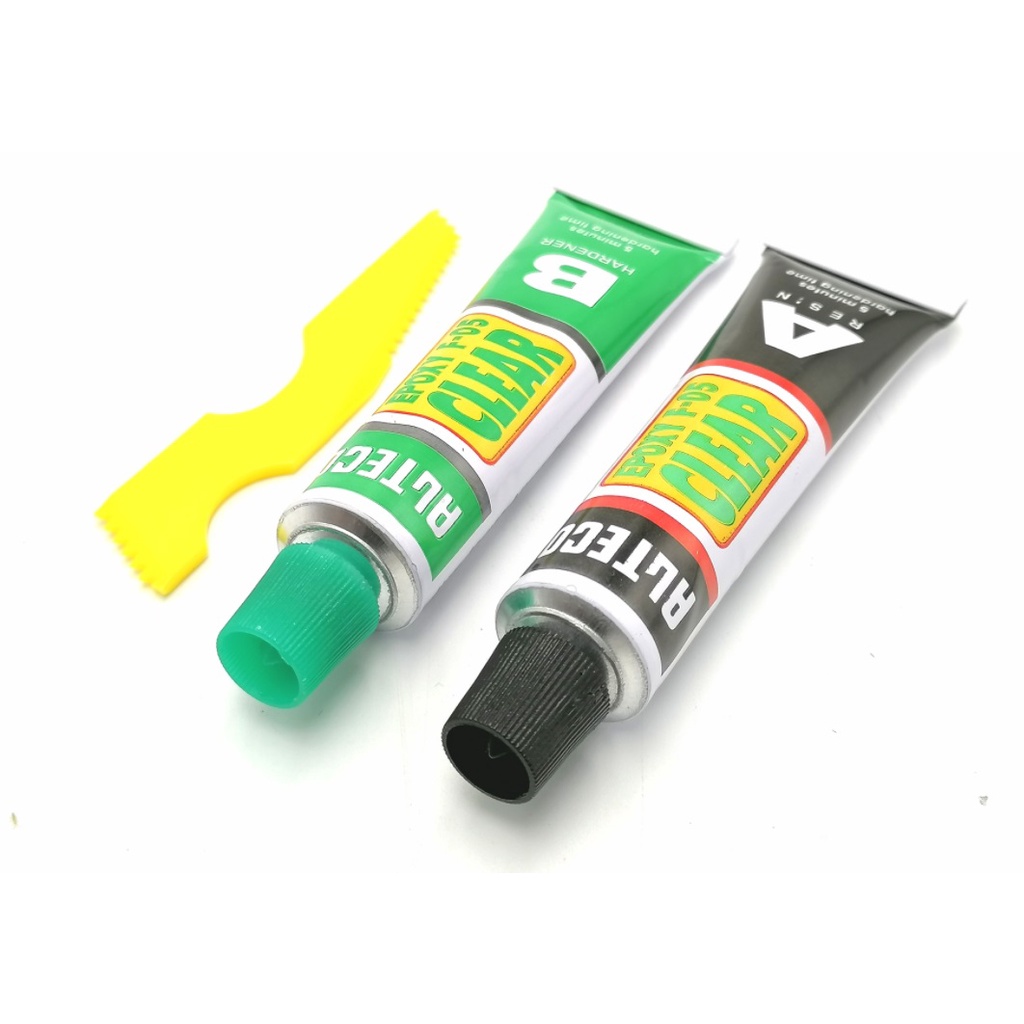 กาวติดเหล็กหลอดคู่ ALTECO F-05 ขนาด 40 g.(สีใส) (ราคารวมแวท) กาวซีเมนต์เหล็ก กาวปะเหล็ก {2000627103}