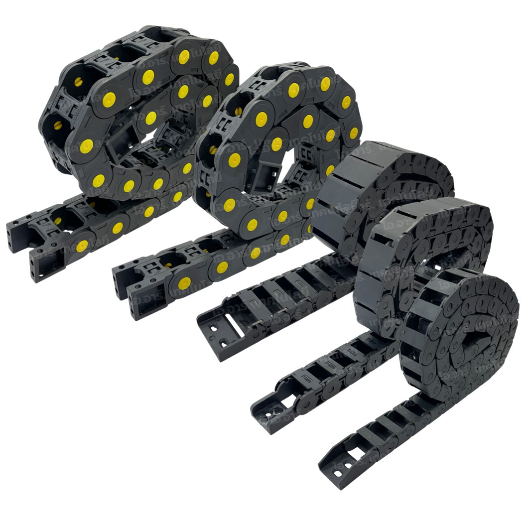 DC-10x15 R18 รางกระดูกงู รางสายไฟ 10x15x1000mm Drag chain engraving machine รางกระดูกงูร้อยสายไฟ Cable Dragchain รางร้อยสายไฟ