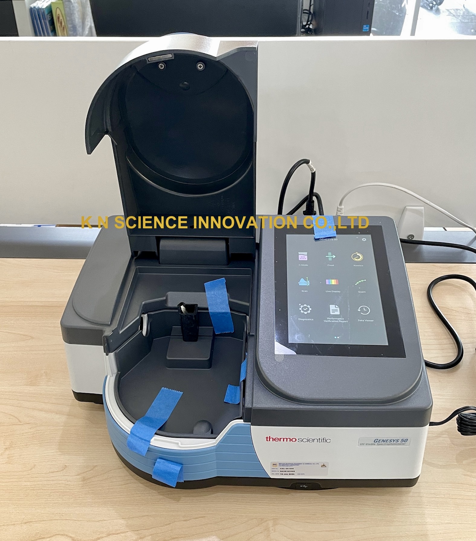 เครื่องวัดค่าการดูดกลืนแสง Spectrophotometers รุ่น GENESYS 50 Vis/UV-Vis, ยี่ห้อ Thermo Fisher Scientific / USA (สอบถามราคาโปรโมชั่นกับพนักงาน) 1840-298300