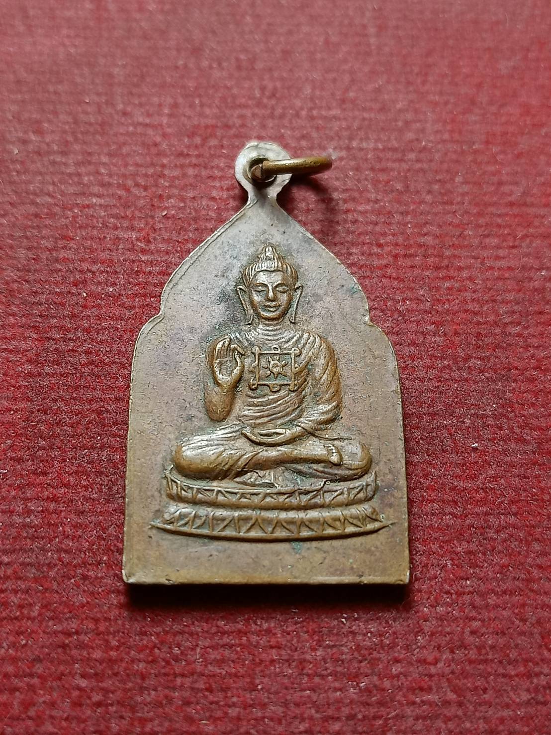 เหรียญหมอชีวก หลังพระประทานพร ไม่ทราบที่ (SKU-10033)
