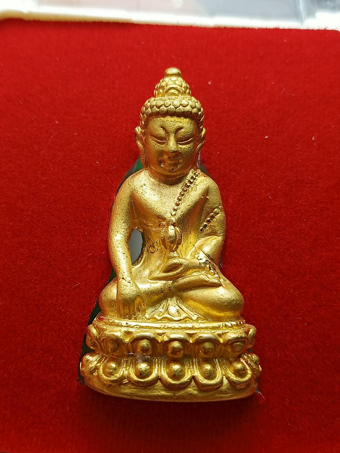 ระกริ่งใหญ่หล่อโบราณดินไทย เนื้อกะไหล่ทอง รุ่ มหามงคลเจริญสุข วัดบวรนิเวศวิหาร กทม. พร้อมกล่อง (SKU-08233)