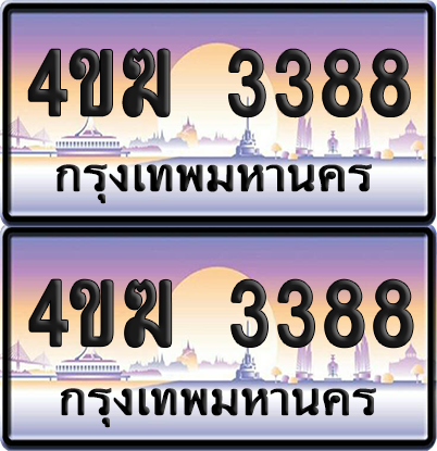 ทะเบียน 3388 ป้ายประมูล 4ขฆ 3388 (6)