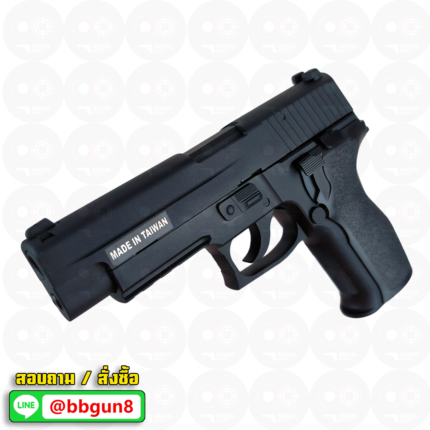 บีบีกันอัดแก๊ส KJ WORKS KP-01-E2 pistol replica (green gas) BB GUN