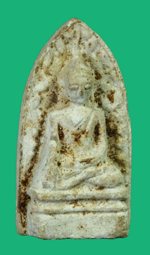 ขายแล้ว*35309 พระรอดหลวงพ่อแพ วัดพิกุลทอง สิงห์บุรี ปี 2514 เนื้อขาว 9