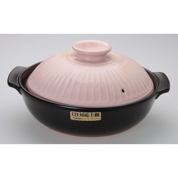 193-5911 Kikka 9 go IH หม้อเคลือบดินเผา(GINPO) ขนาดบรรจุ 2.4 ลิตร
