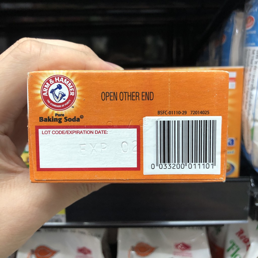 อาร์มแอนด์แฮมเมอร์ เบคกิ้งโซดา 454 ก. Arm & Hammer Banking Soda 454 g.