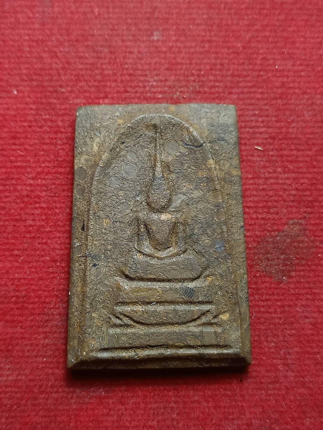 สมเด็จข้าวสารหินหลวงปู่บุดดา ถาวโร วัดกลางศรีเจริญสุข จ.สิงห์บุรี (SKU-09402)