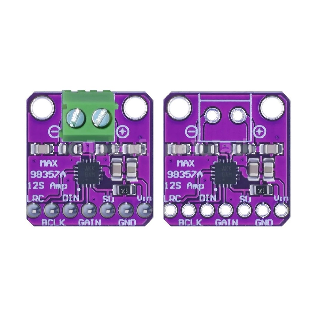 โมดูลขยายเสียง บัดกรี/ไม่บัดกรี MAX98357 I2S 3W Class D Amplifier Breakout Interface Dac Decoder Module Audio Amplifier Filterless