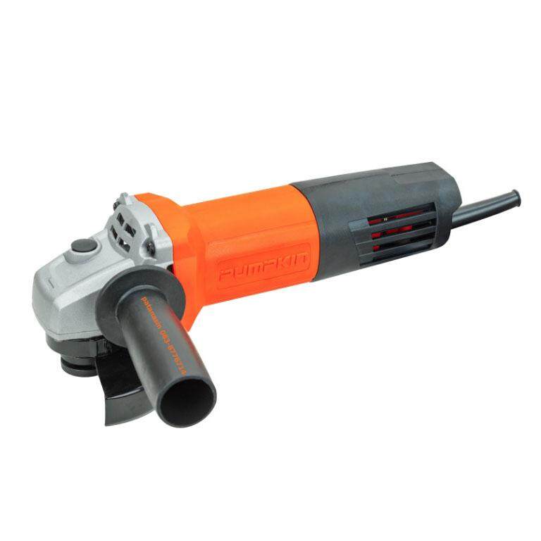 PUMPKIN เครื่องเจียร 4" 650W J-G9612 + สาย VCT 2X1.5 sqmm พร้อมหัวปลั๊กยาง ผู้เมีย หัวท้าย ยาว 5 m + แผ่นตัดเหล็ก 4" 2 ใบ