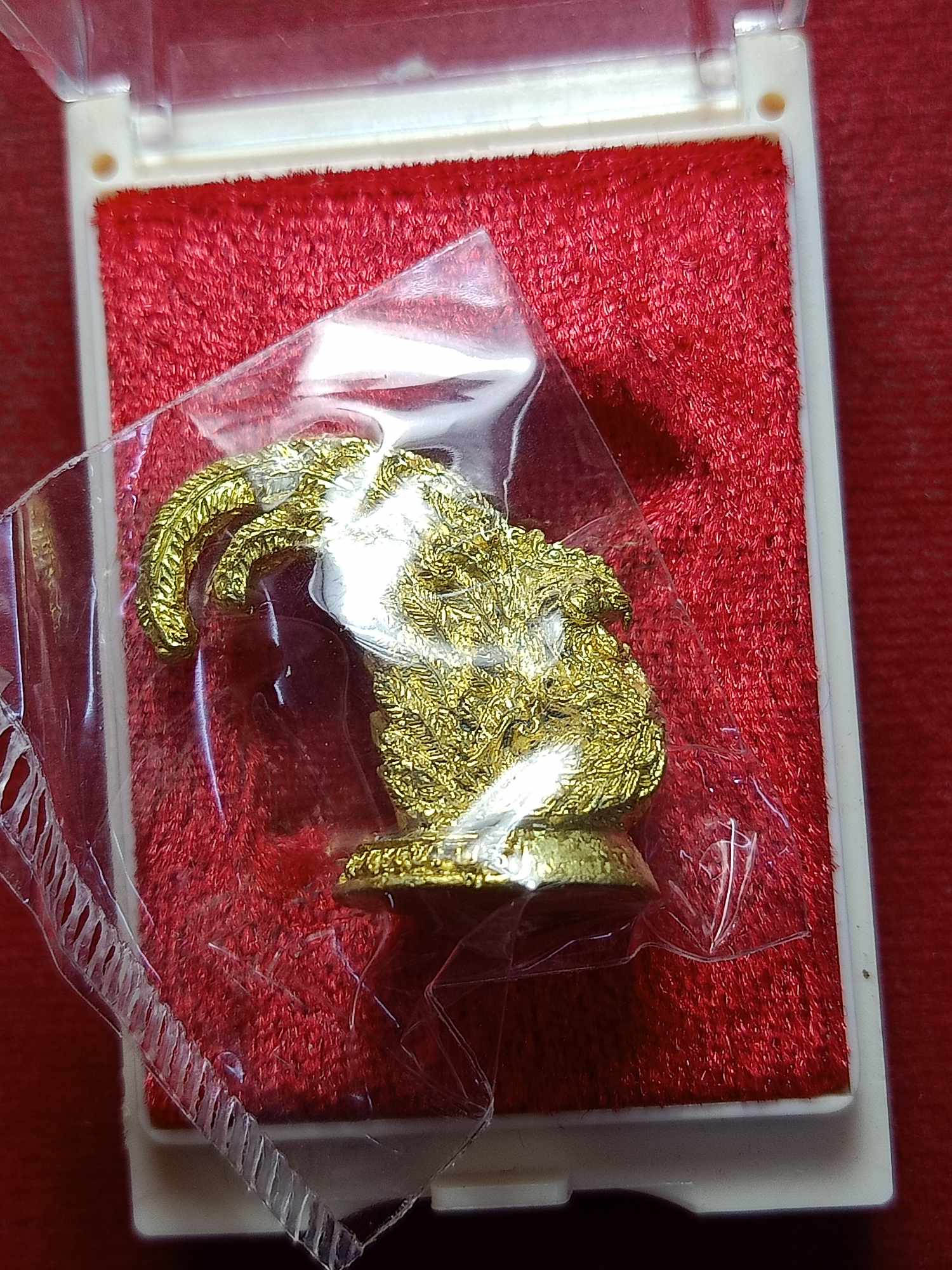 ไก่โชคดี หลวงพ่อรวย วัดตะโก ค้าขายดี มีกำไร ไปเหนือใต้ปลอดภัยดี จ.อยุุธยา ปี 2559 พร้อมกล่อง (SKU-03269)