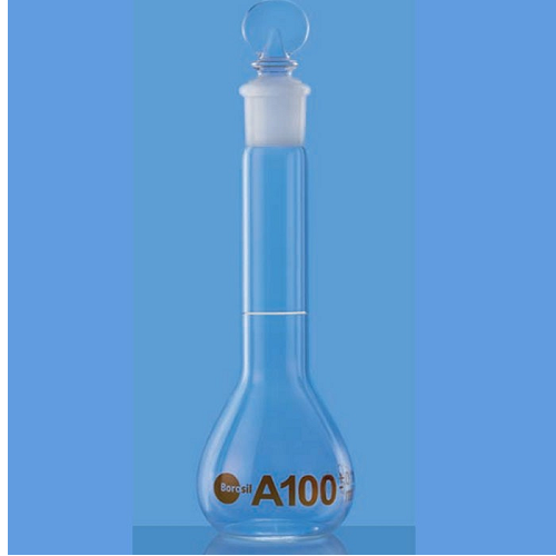 Volumetric Flasks, PP Stopper,Wide Mouth ,Class A, ขวดวัดปริมาตร จุกพลาสติก รุ่นปากกว้างพิเศษ 5643