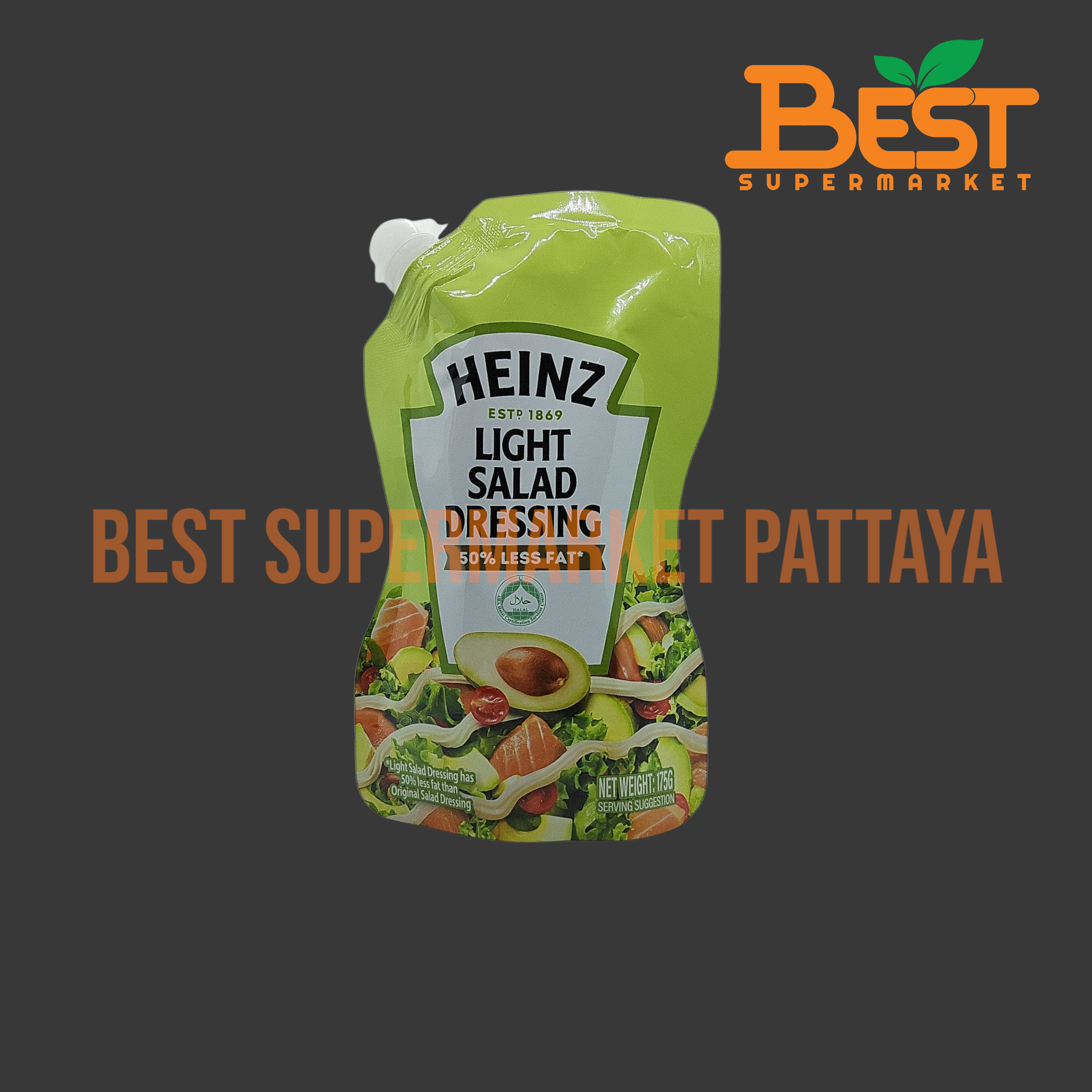 ไฮนซ์ น้ำสลัด ไลท์ 175 กรัม. Heinz Light Salad Dressing. 175 g.