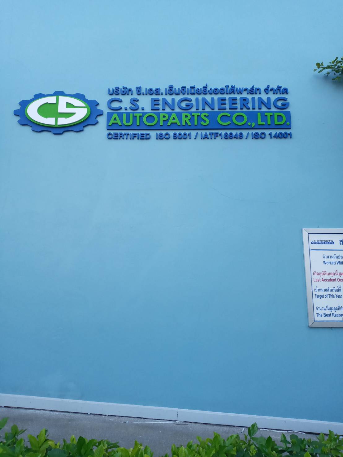 ป้ายอักษรซิงค์ทำสี